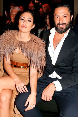 Bianca Suarez And Rafael Amargo At Paris Haute Couture Fashion Week 2014