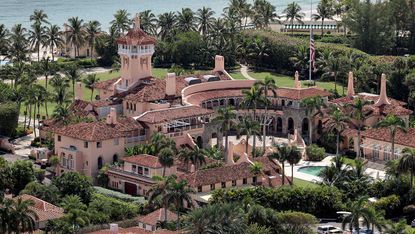 Former US President Donald Trump's Mar-a-Lago estate