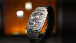 The Bulgari Octo Finissimo Ultra on show at Watches and Wonders 2024