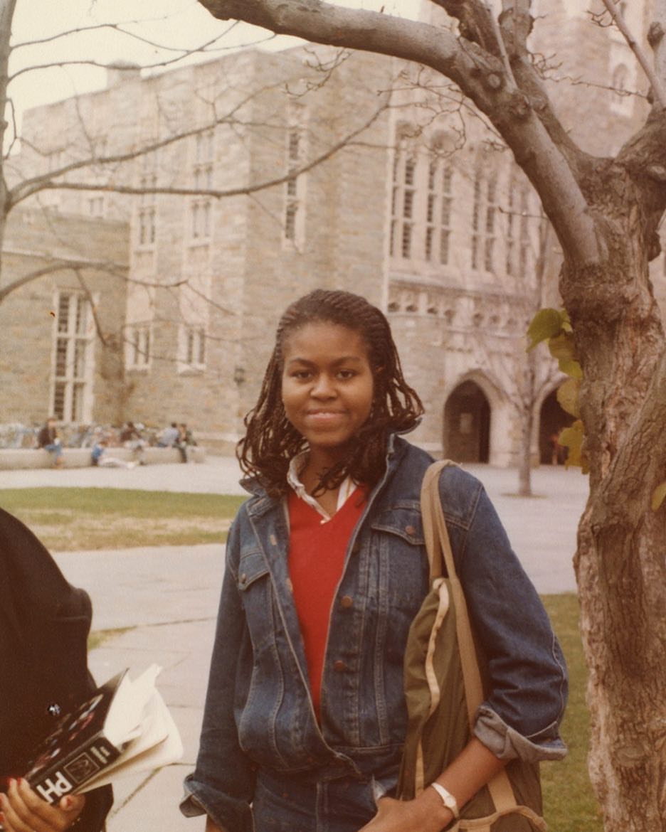 Michelle Obama at Princeton in the 1980s