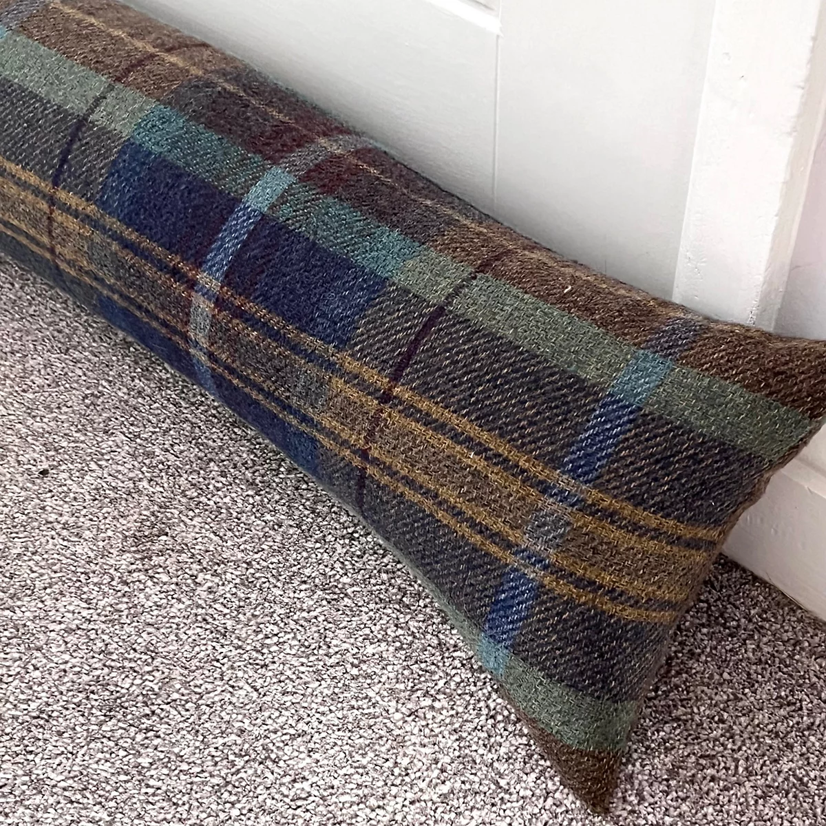 Lynch Furnishings, Just So Home Tartan Tweed Draught Excluder (Bedlington Green)