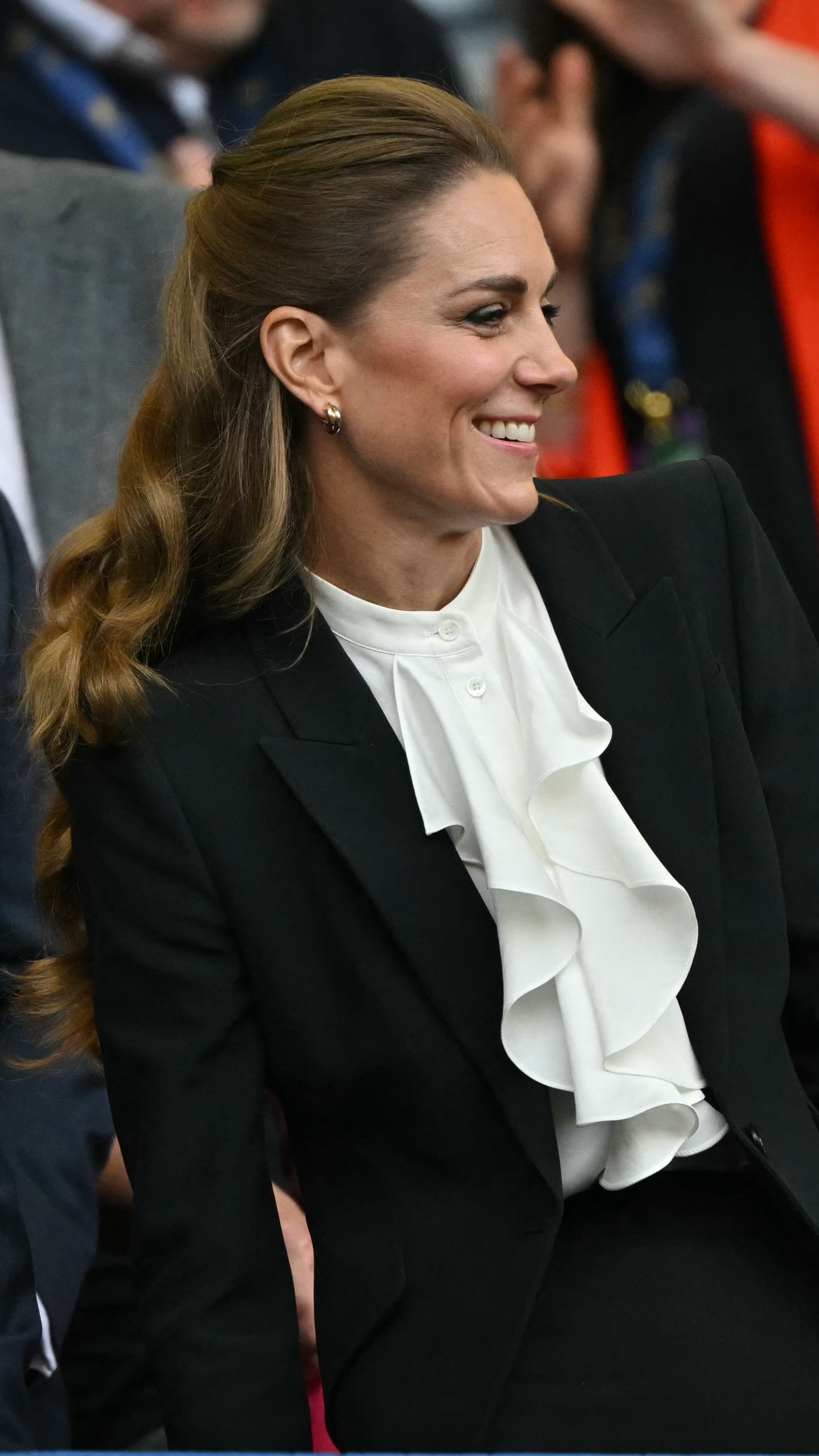 Catherine, Princess of Wales attends the Women&#039;s Rugby World Cup pool A match between England and Australia
