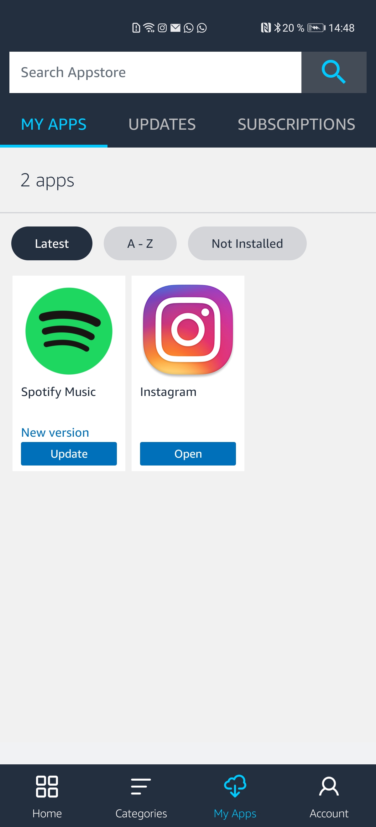 I Amazons appbutik finns många appar som inte letat sig in i App Gallery ännu. 