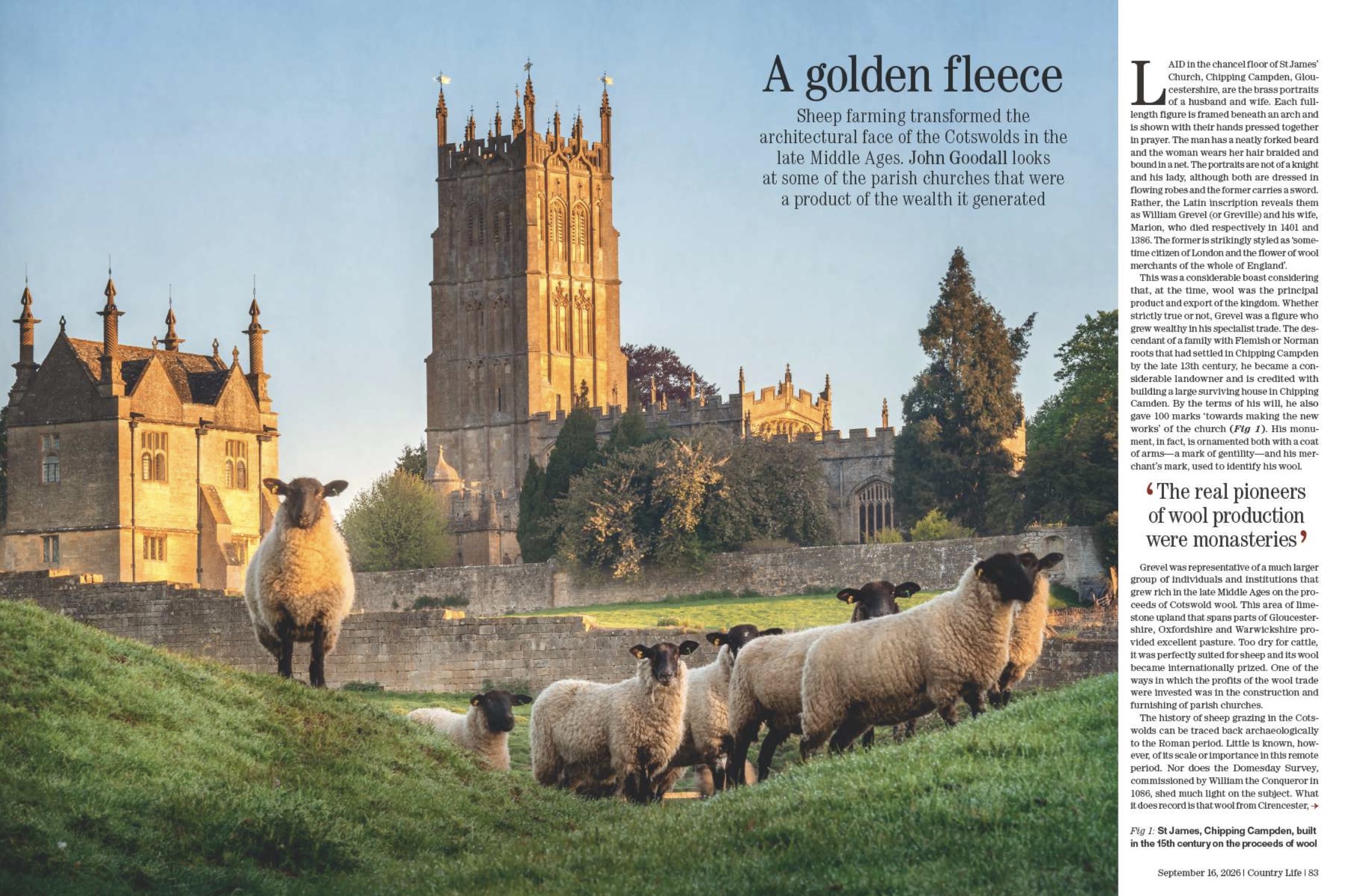 Spreads from Country Life 16 September 2026
