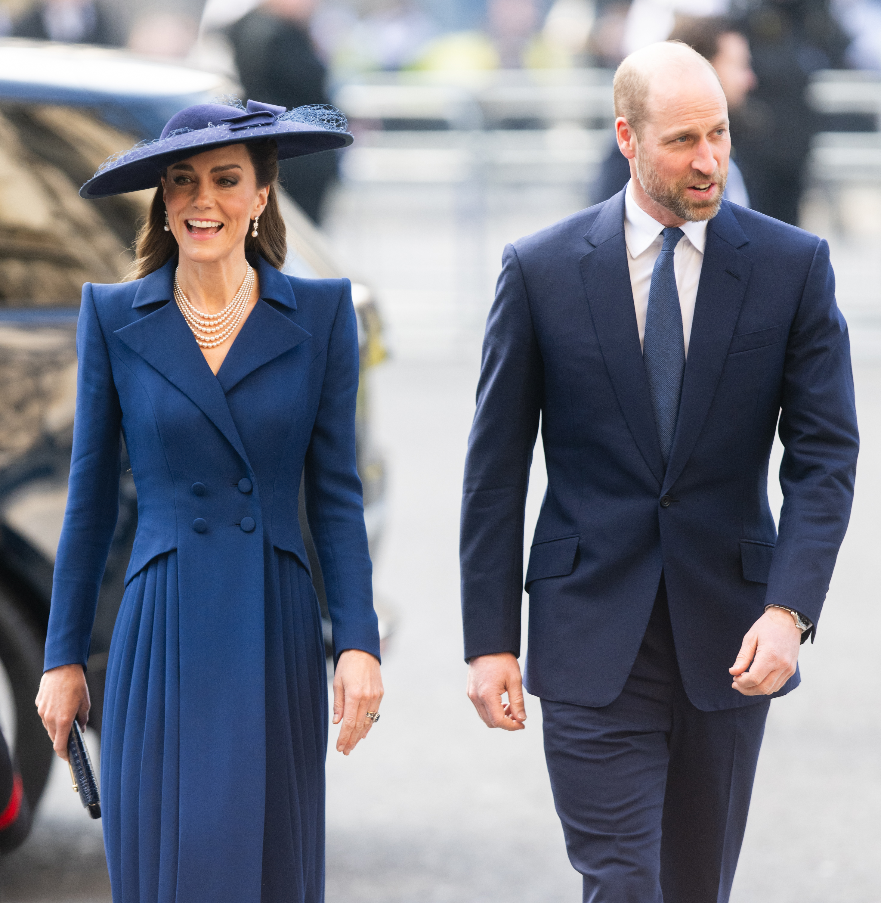 Kate Middleton and Prince William at the Commonwealth Day Service at Westminster Abbey on March 9, 2026 in London, England