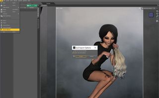 Use the Send to ZBrush option to export from DAZ Studio [Click on the arrows icon to enlarge this image]
