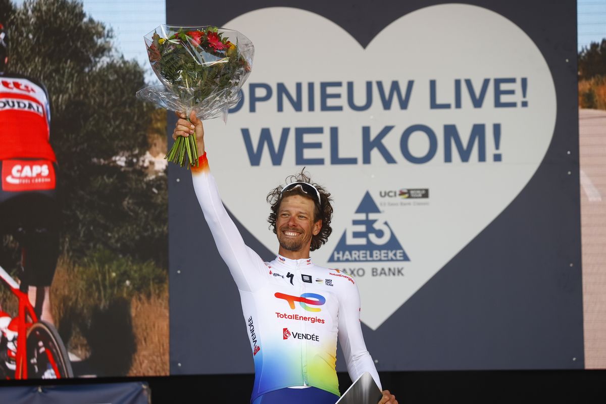 E3 Saxo Bank Classic 2022 65th Edition Harelbeke Harelbeke 2039 km 25032022 Daniel Oss ITA Totalenergies photo Luca BettiniSprintCyclingAgency2022