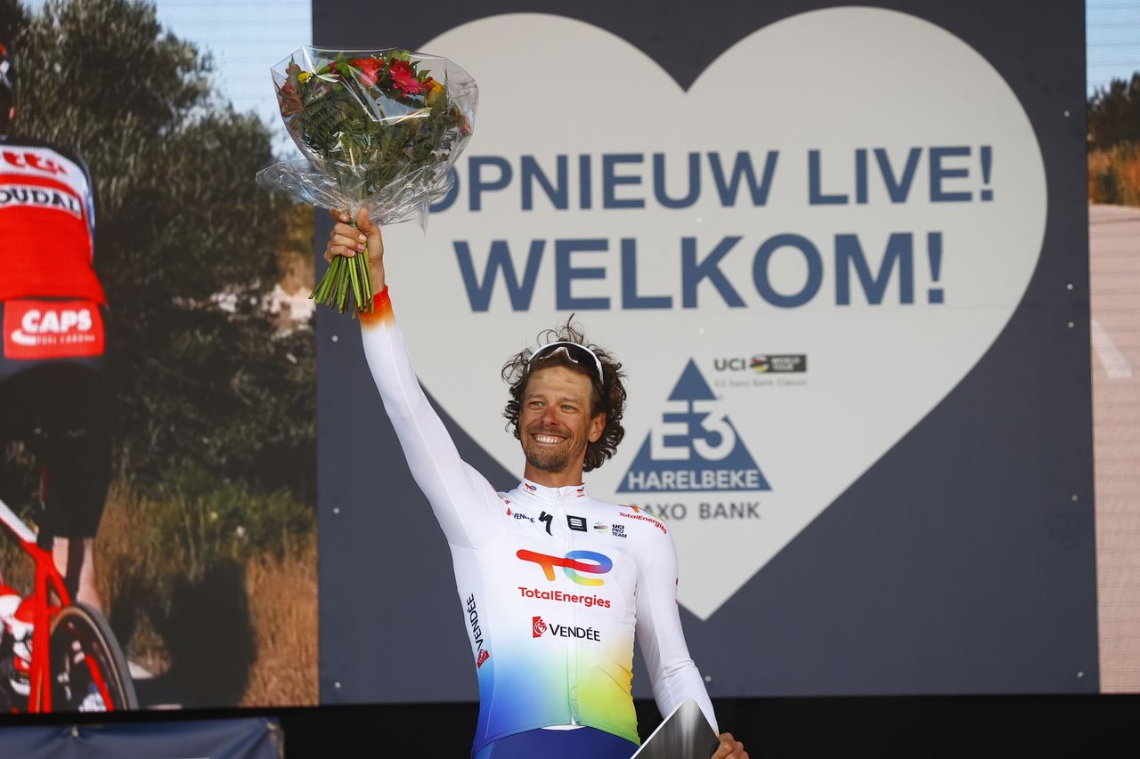 E3 Saxo Bank Classic 2022 65th Edition Harelbeke Harelbeke 2039 km 25032022 Daniel Oss ITA Totalenergies photo Luca BettiniSprintCyclingAgency2022