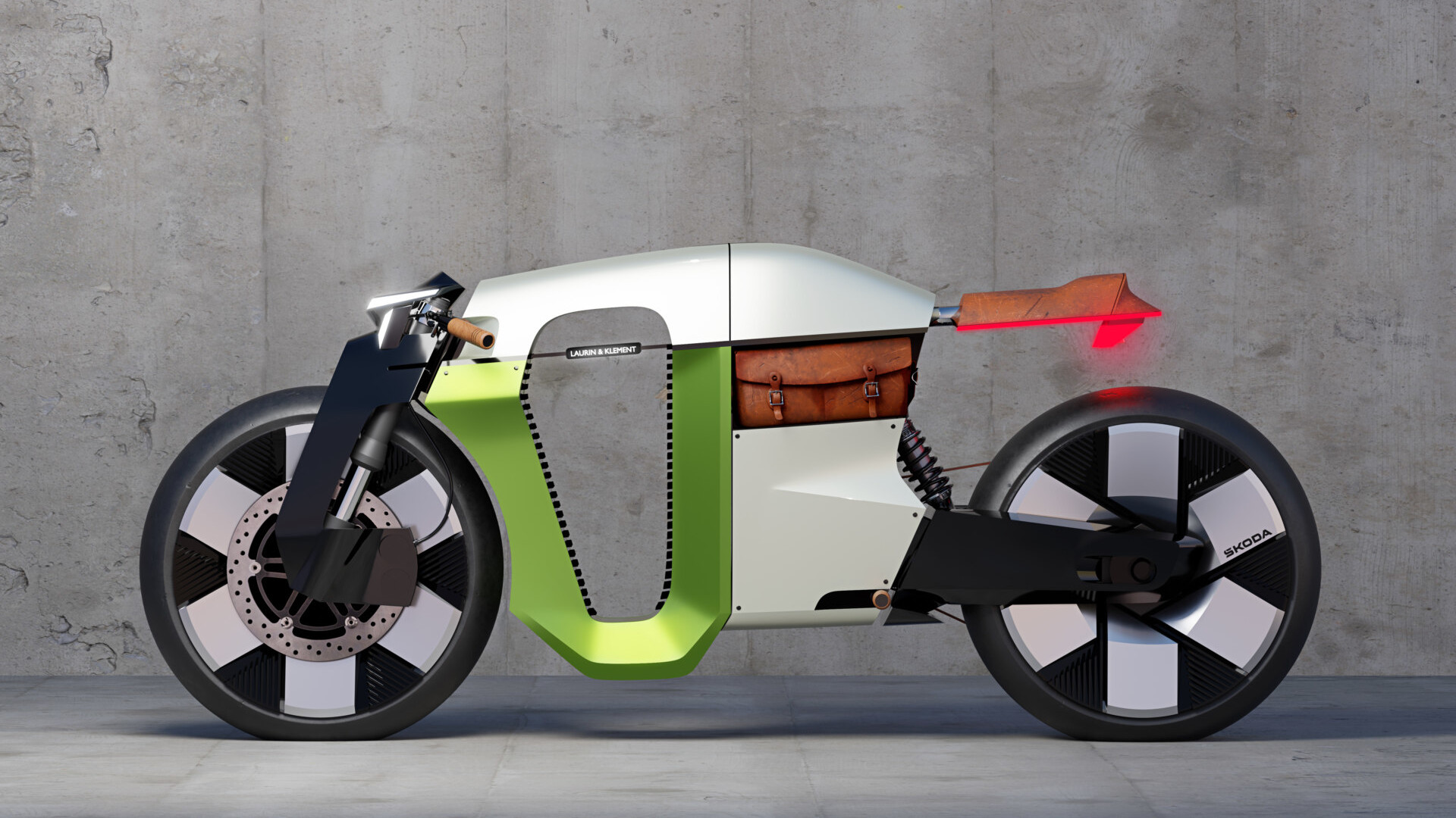 Škoda Slavia B concept motorbike