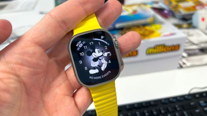 Apple Watch Ultra in hand