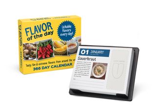 One of ThinkGeek's fake April Fools' Day items, the Flavor of the Day Calendar.