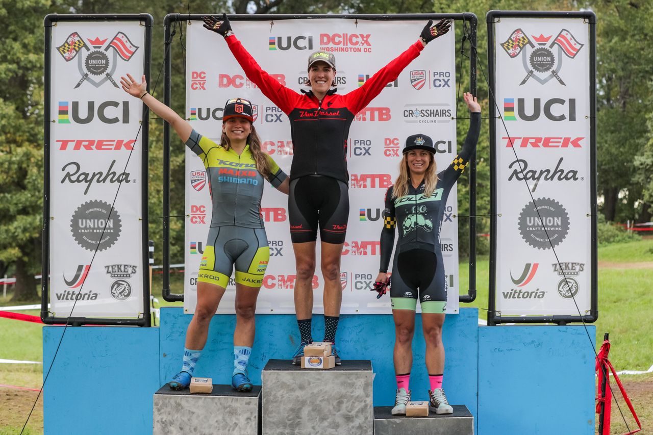 Sunny Gilbert tops the women's podium