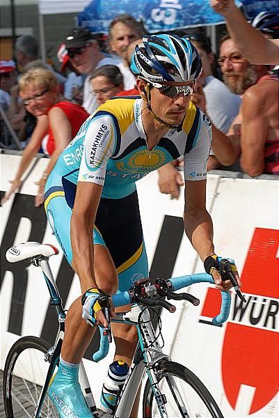 Andreas Kl&ouml;den (Astana) heads out to what turned out be a very good ride and second overall.