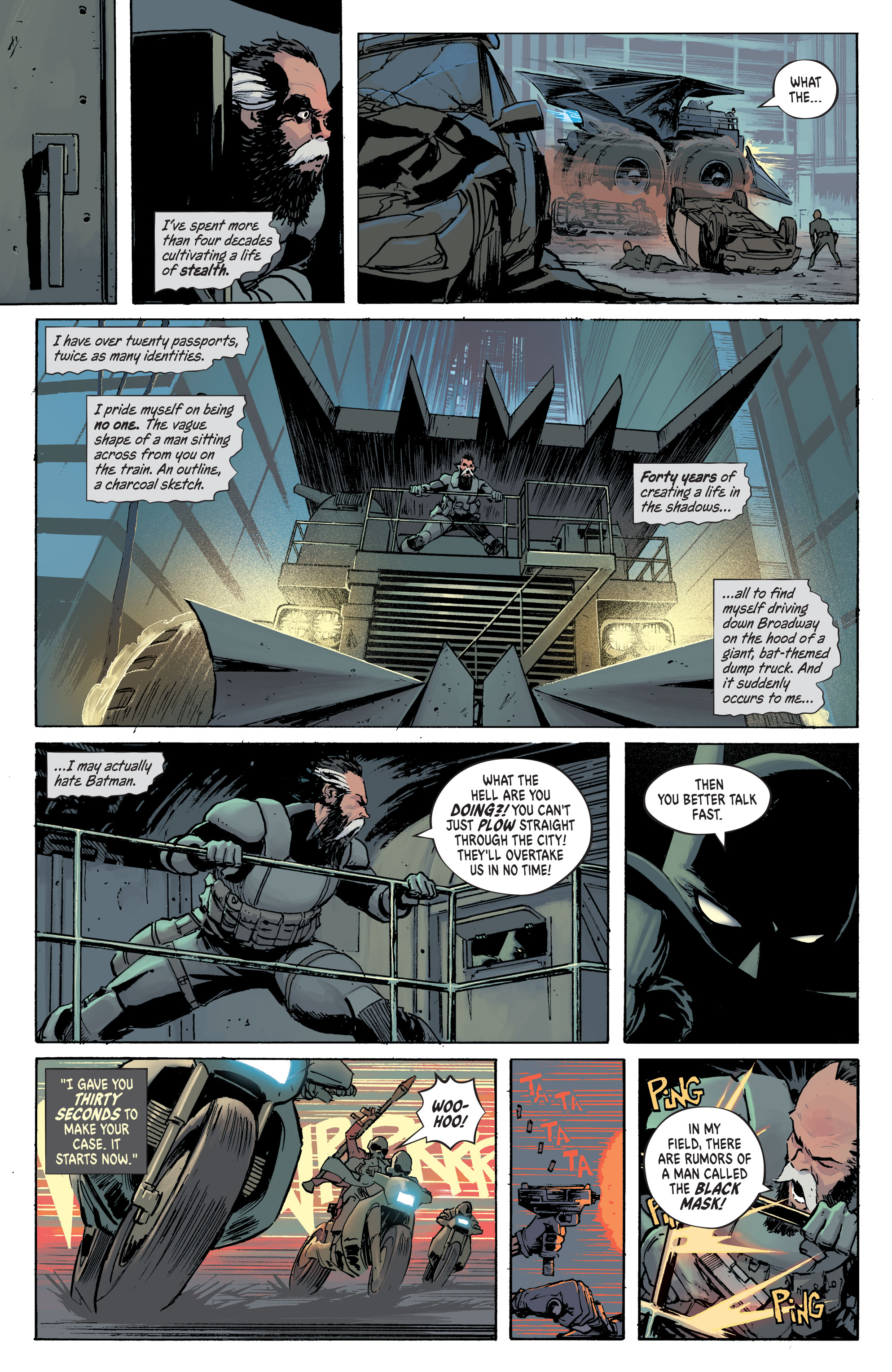 Batman y Alfred escapan del Animal Party.