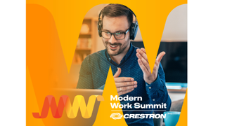 Am an working on a headset with Crestron's Modern Workplace two-day event featured. 