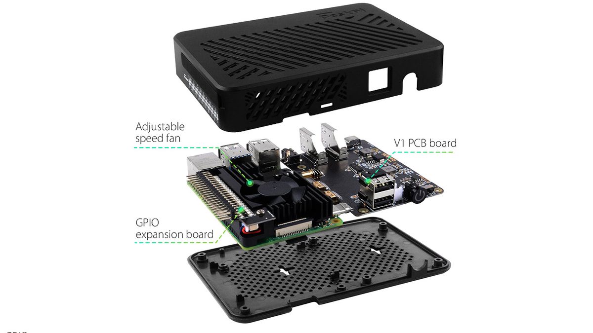 Raspberry Pi 4 DeskPi Lite Brings Extra USB but No SSD | Tom's Hardware