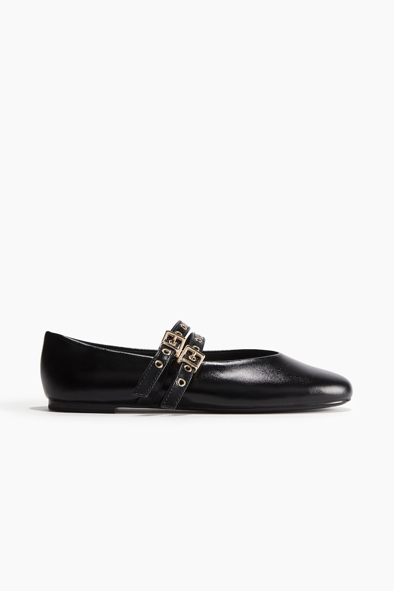 Leather Ballet Pumps