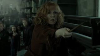 Molly Weasley killing Bellatrix in Deathly Hallows.
