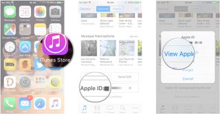 Launch the iTunes, tap your Apple ID, tap View Apple ID