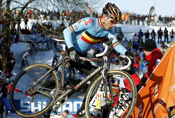 Sven Nys made a huge push to catch Stybar.