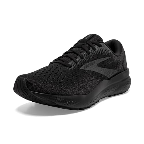 Brooks Women’s Ghost 16 Neutral Running Shoe - Black/black/ebony - 11 Medium