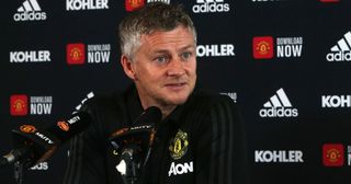 Manchester United manager Ole Gunnar Solskjaer