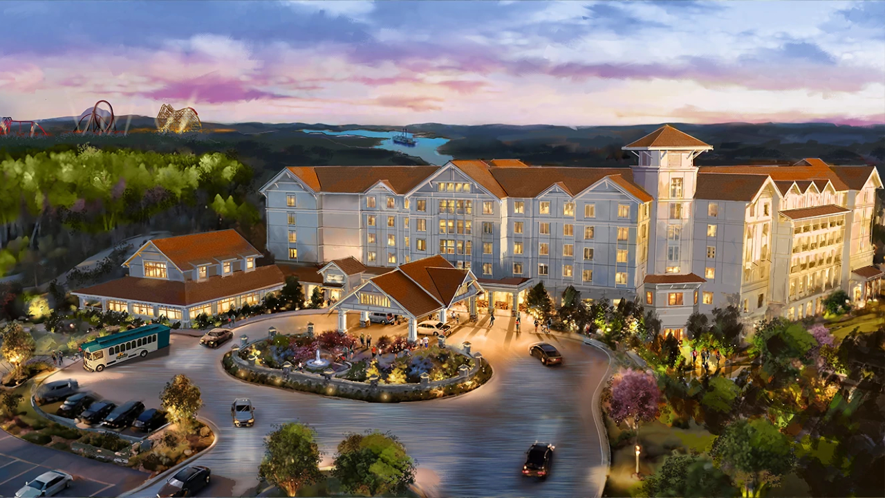 A rendering of the Silver Dollar City Resort