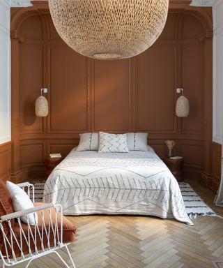 Argile painted bedroom