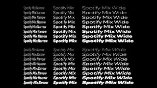 Spotify Mix typeface