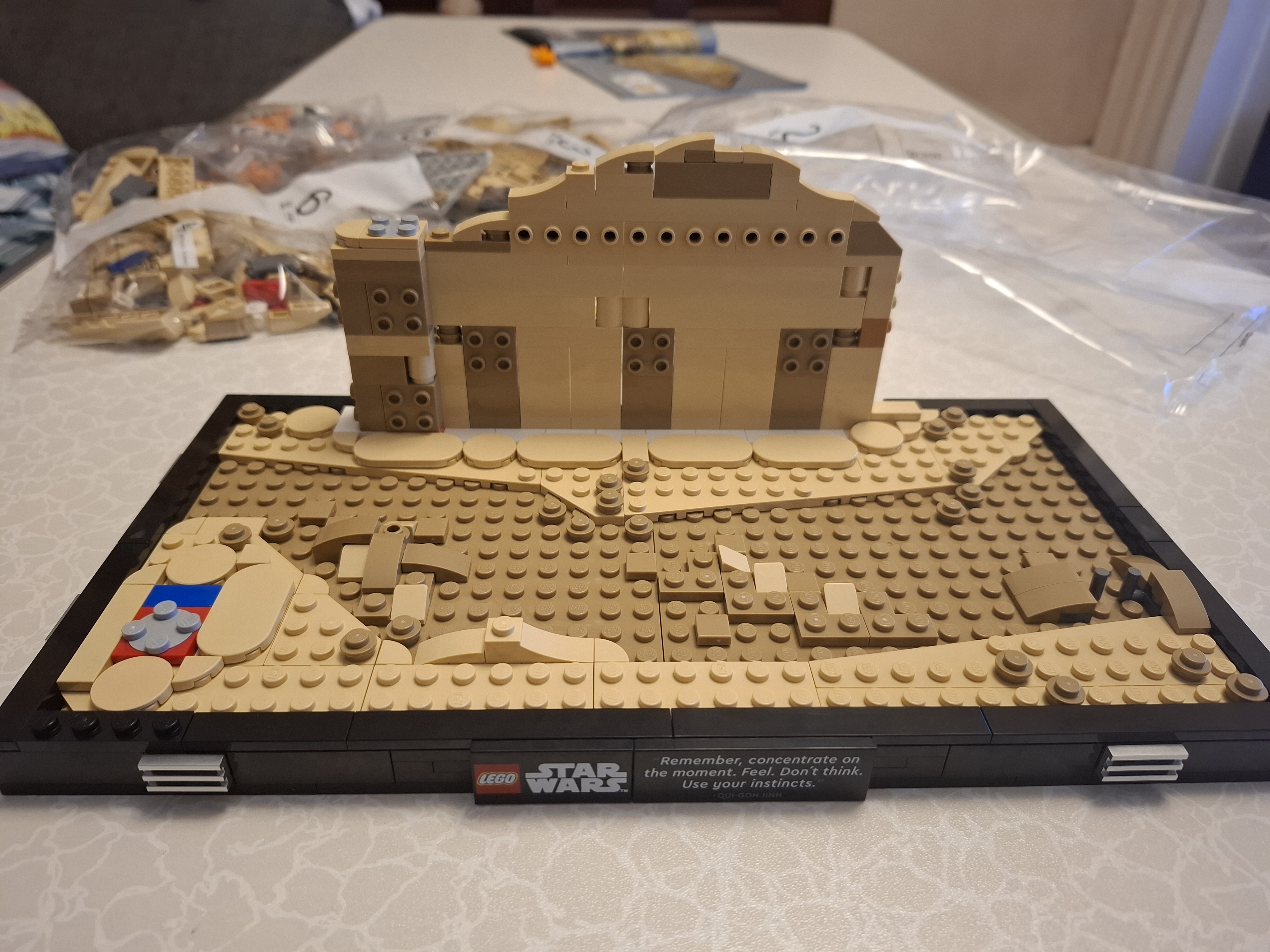 Lego Star Wars Mos Espa Podracing Diorama