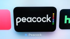 The Peacock app on the Apple TV home screen