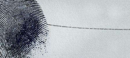 A thumbprint.