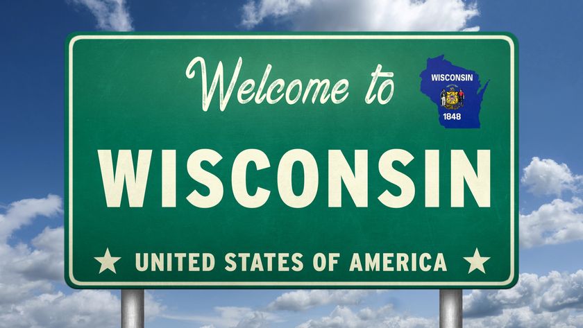 Welcome to Wisconsin road sign