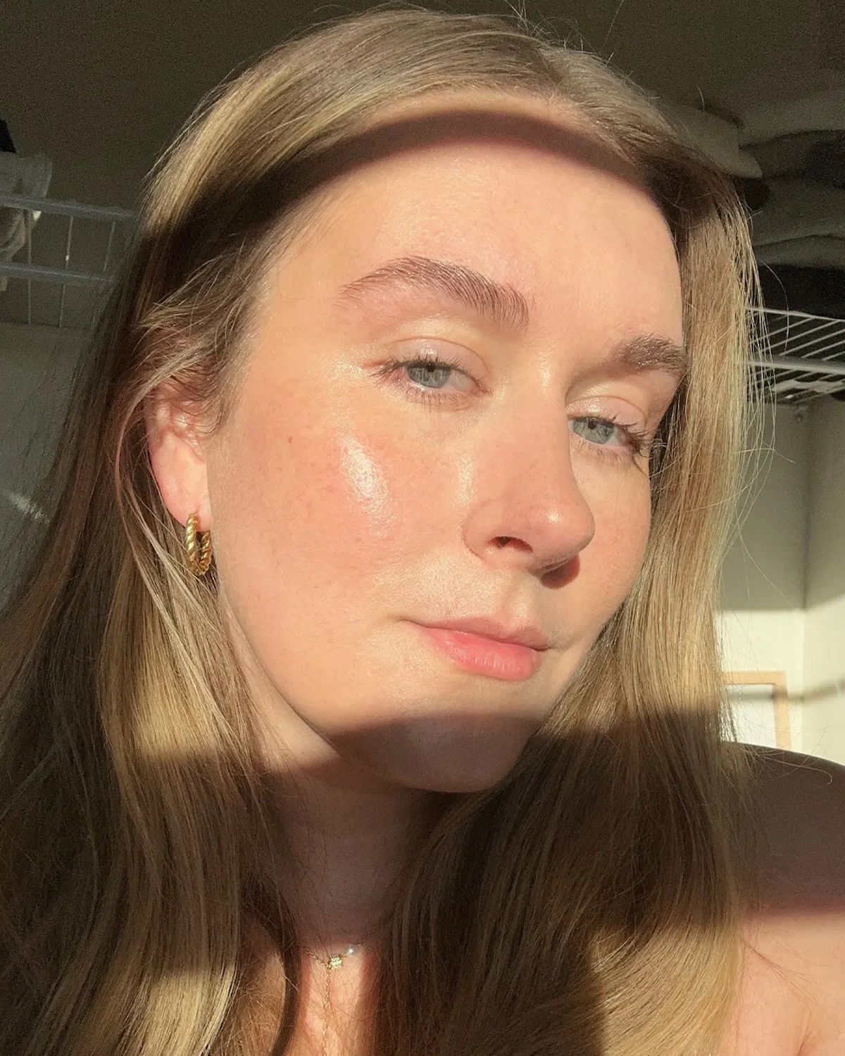 Beauty editor Kaitlyn McLintock wearing a Revlon foundation