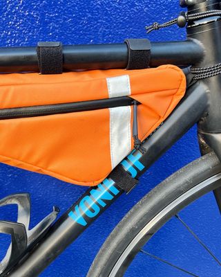 A touch of reflectiveness on Lead Out's Mini Frame Bag