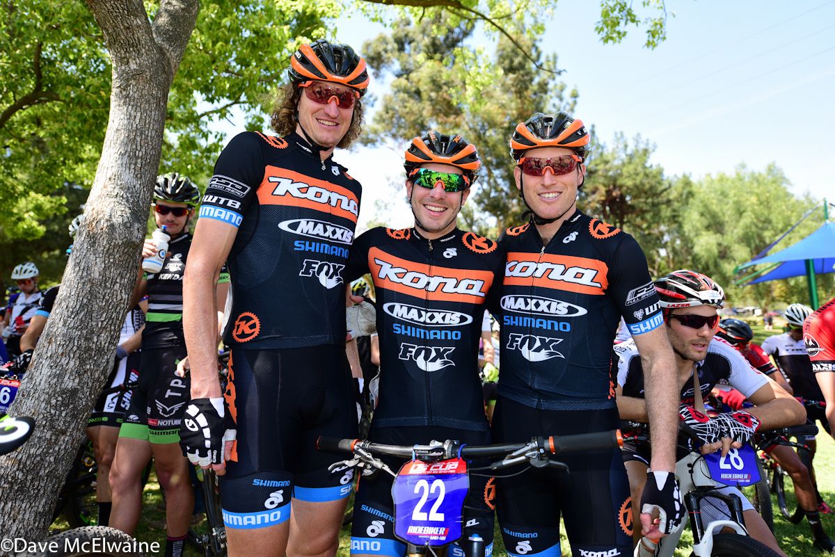 Team Kona (L to R) Barry Wicks, Spenser Paxson, Kris Sneddon