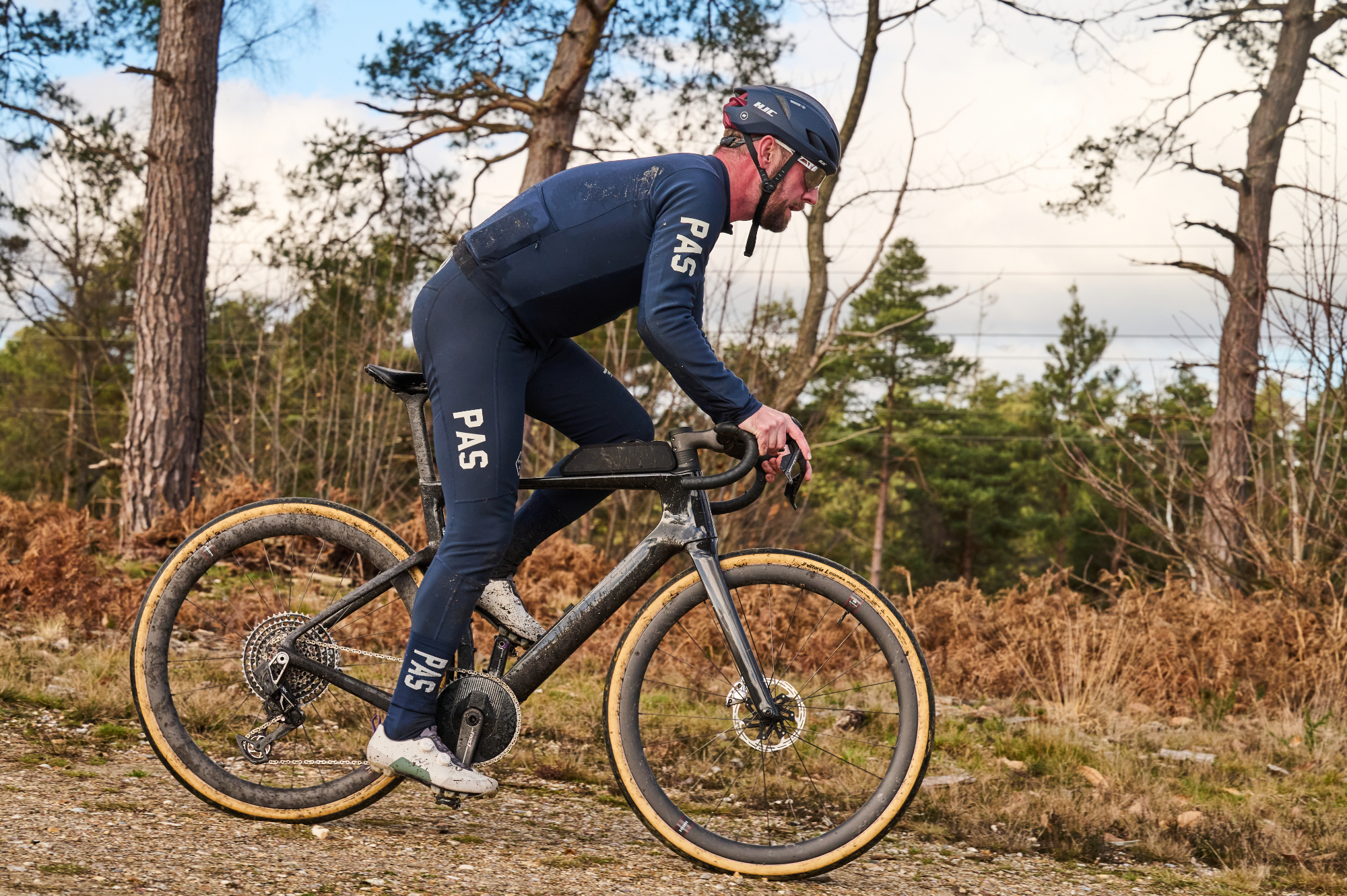 Cervelo Aspero-5 gravel bike in action