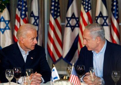 Joe Biden and Benjamin Netanyahu.