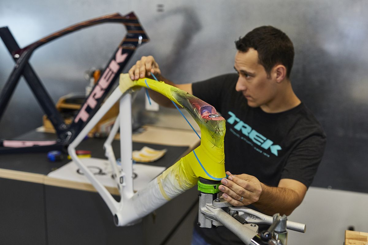 Mads Pedersen's World Champion Trek Madone