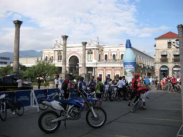 Stage three start line in Xela