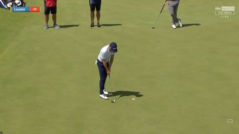 Justin Thomas Misses Tap-In Putt At The Open