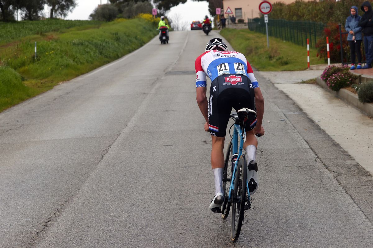Tirreno Adriatico 2021 - 56th Edition - 5th stage Castellalto - Castelfidardo 205 km - 14/03/2021 - Mathieu Van Der Poel (NED - Alpecin-Fenix) - photo Luca Bettini/BettiniPhoto&Acirc;&copy;2021
