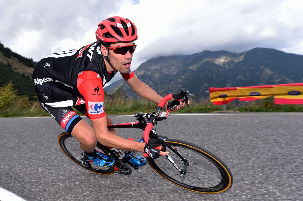 Race leader Tom Dumoulin (Giant-Alpecin)