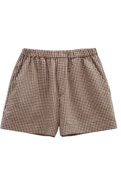 Mint Gingham Shorties