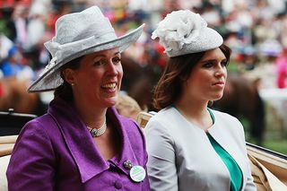 The Duchess of Argyll with HRH Princess Eugenie at Ascot Racecourse (Photo by Chris Jackson/Getty Images for Ascot Racecourse)