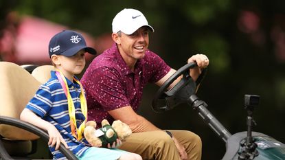 Rory McIlroy makes seven-year-old Michael Horgan's wish come true at the Irish Open 