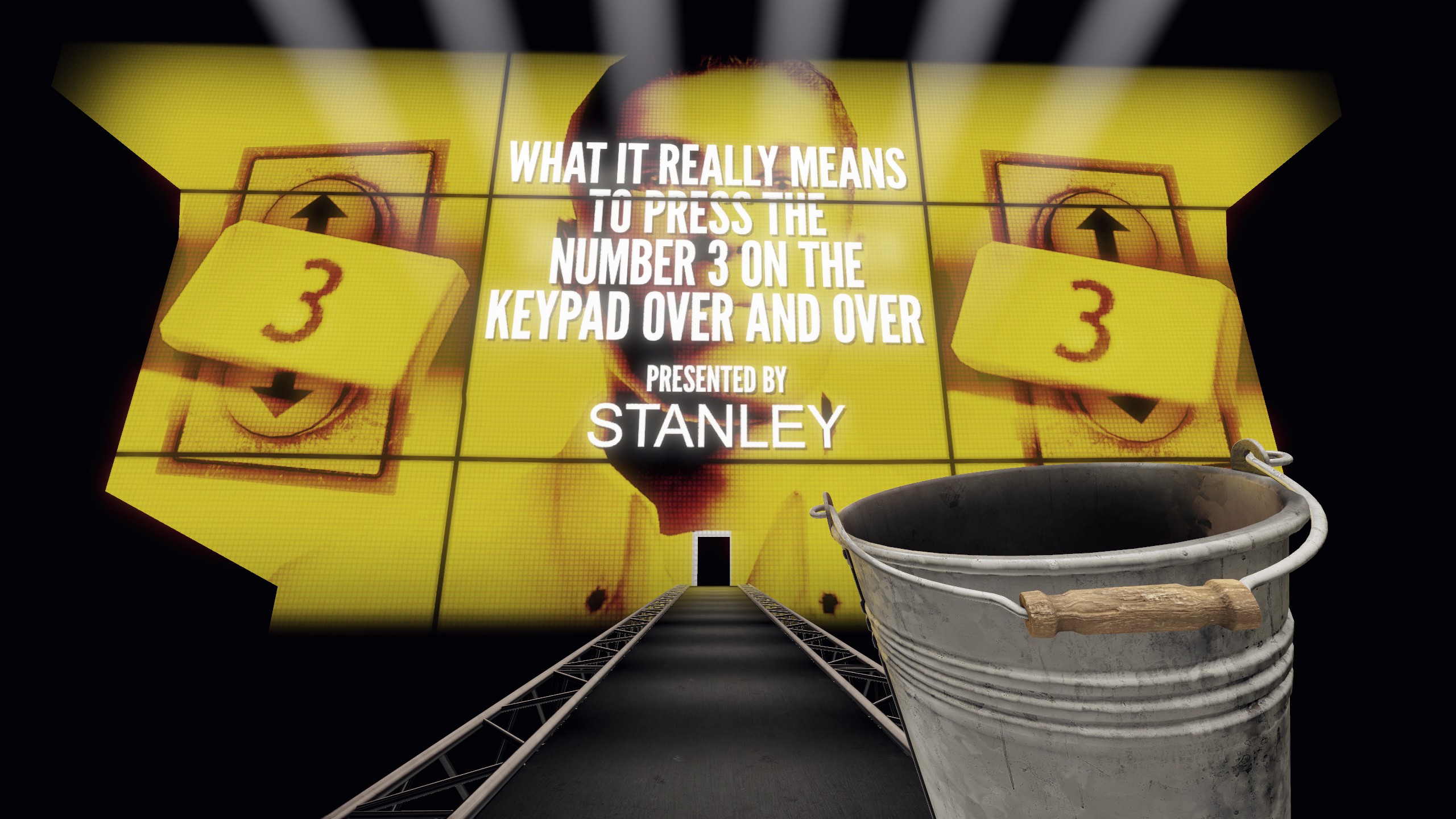 Vidoe games with multiple endings part 3! #gaming#thestanleyparable#th