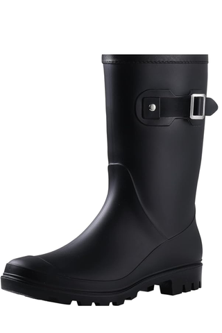 Evshine Women's Mid Calf Rain Boots (Were $42) 