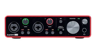 Best mic preamps: Focusrite Scarlett 2i2 3rd Gen