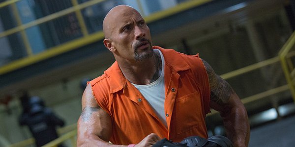 Dwayne Johnson as Hobbs in Furious 7